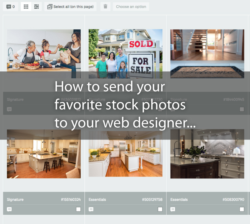 360 Web Designs | stock photography boards | SF Bay Area
