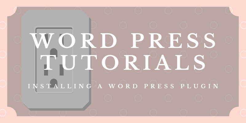 article about how to install wordpress plugins