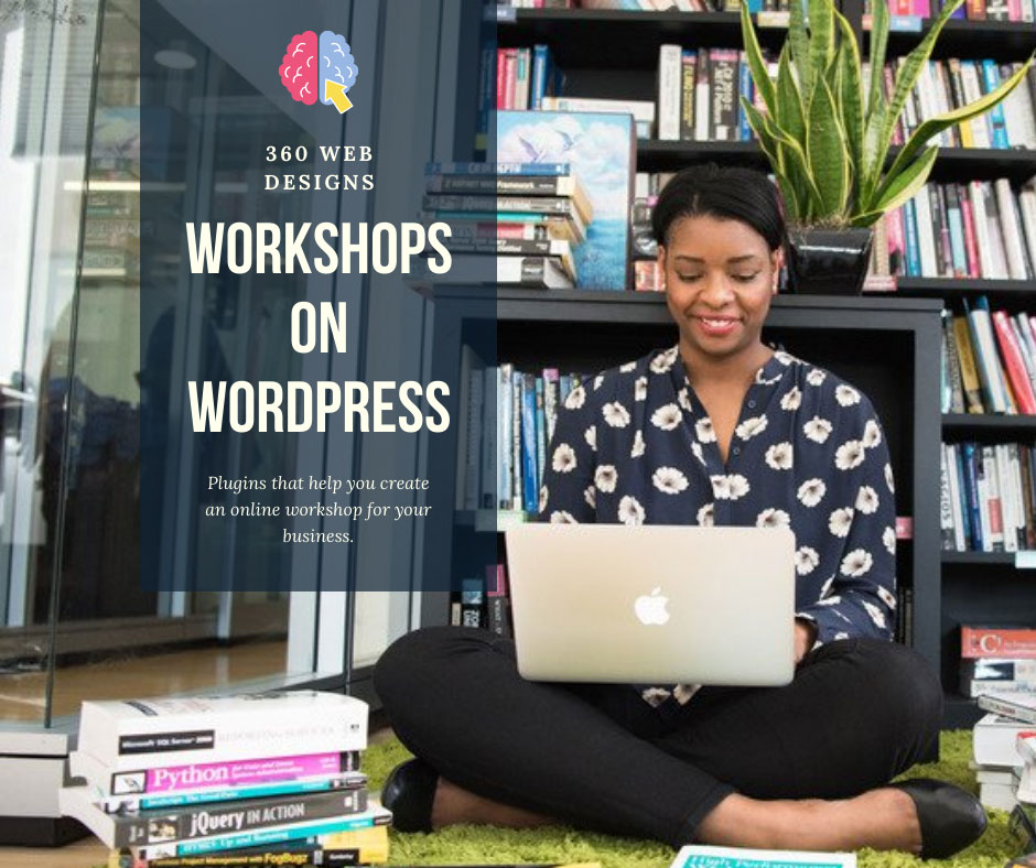 Woman looking at her computer about what to look for in a Wordpress LMS plugins