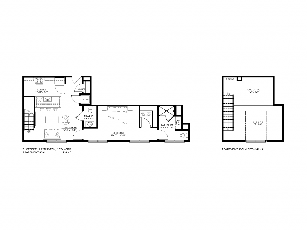 71 New Street Floor Plans