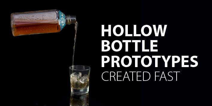 hollow bottle prototypes created fast